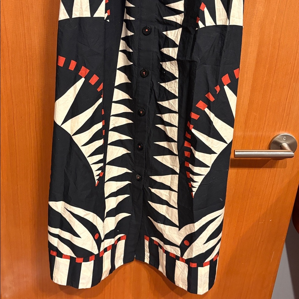 Farm Rio Coconut Grove Puff-Sleeve V- Neck Maxi Dress - Picture 6 of 6
